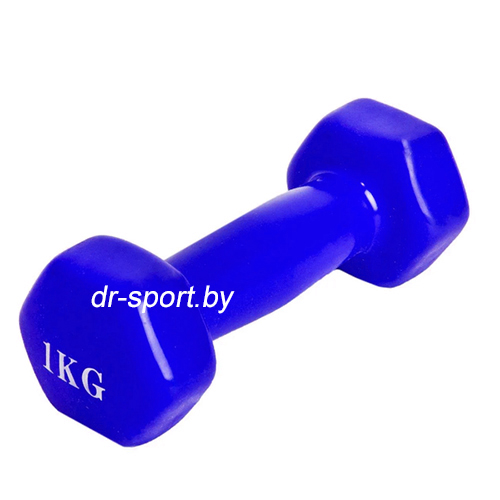 Гантель виниловая 1 кг. AR-4